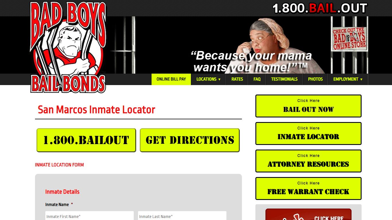 San Marcos Inmate Locator | Inmate Information in San ...